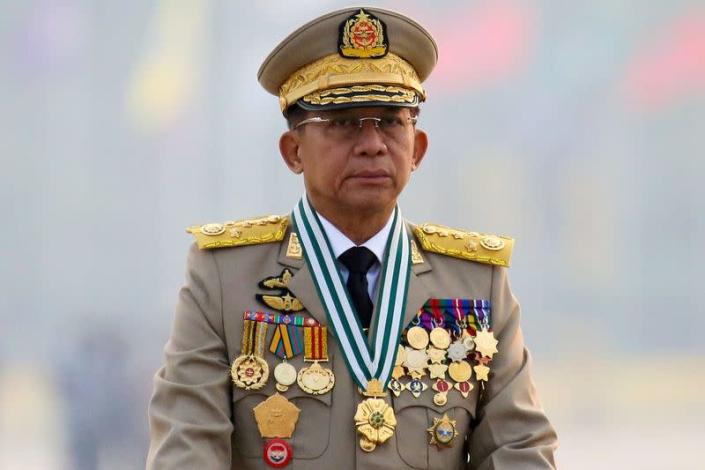 Lãnh đạo chính quyền quân sự Myanmar - ông Min Aung Hlaing