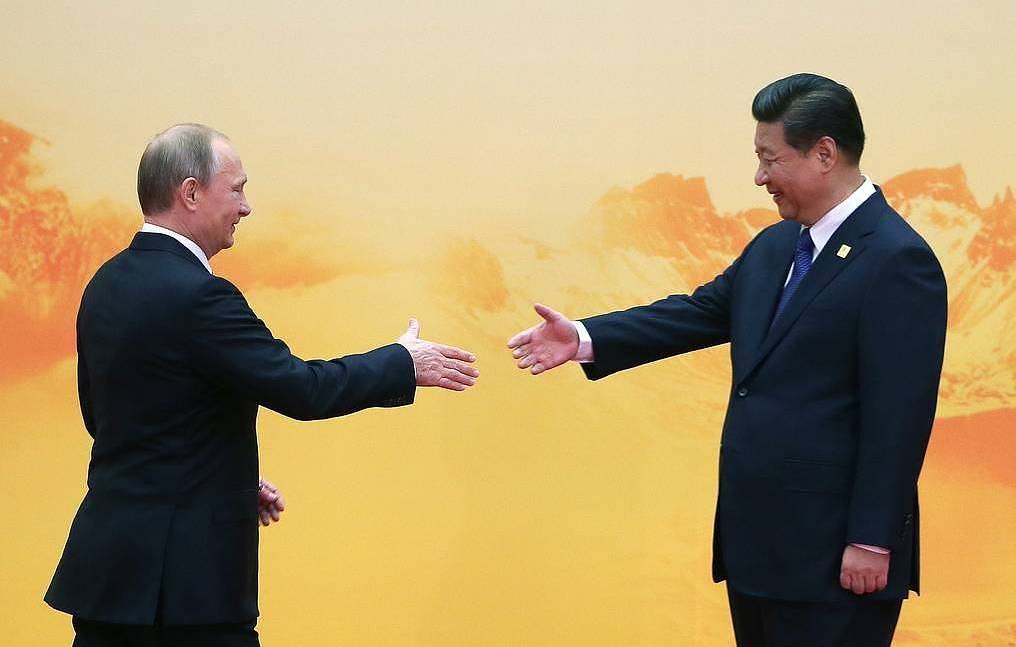  Tổng thống Nga Vladimir Putin và Chủ tịch Trung Quốc Tập Cận Bình