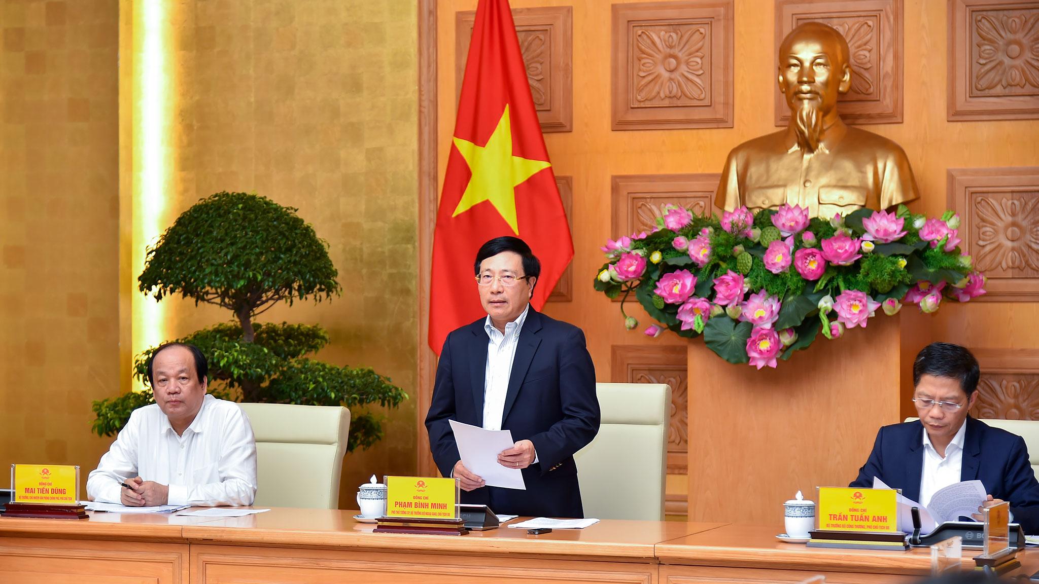 Uỷ ban Quốc gia ASEAN 2020 đã họp Phiên thứ sáu, dưới sự chủ trì của Phó Thủ tướng Chính phủ, Bộ trưởng Ngoại giao Phạm Bình Minh