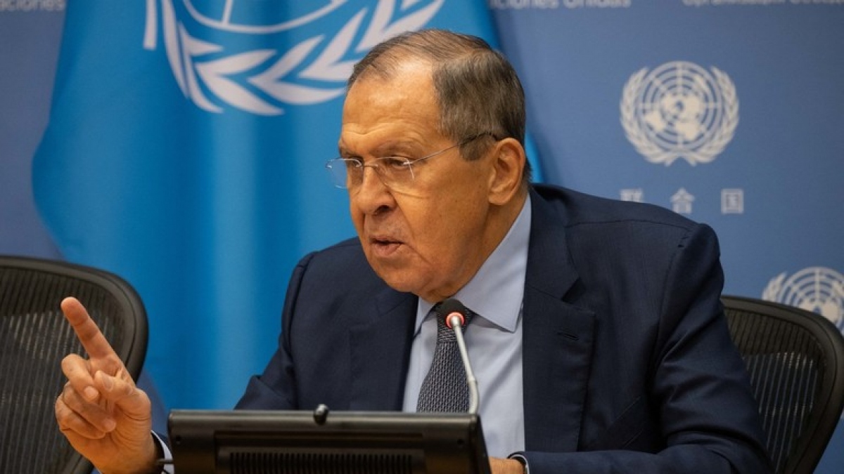 Ngoại trưởng Nga Lavrov. Ảnh: AFP