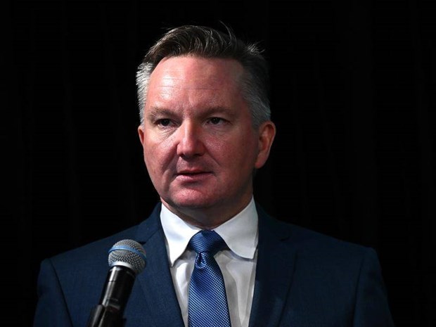 Bộ trưởng Biến đổi khí hậu và năng lượng Australia, ông Chris Bowen. (Nguồn: AAP)