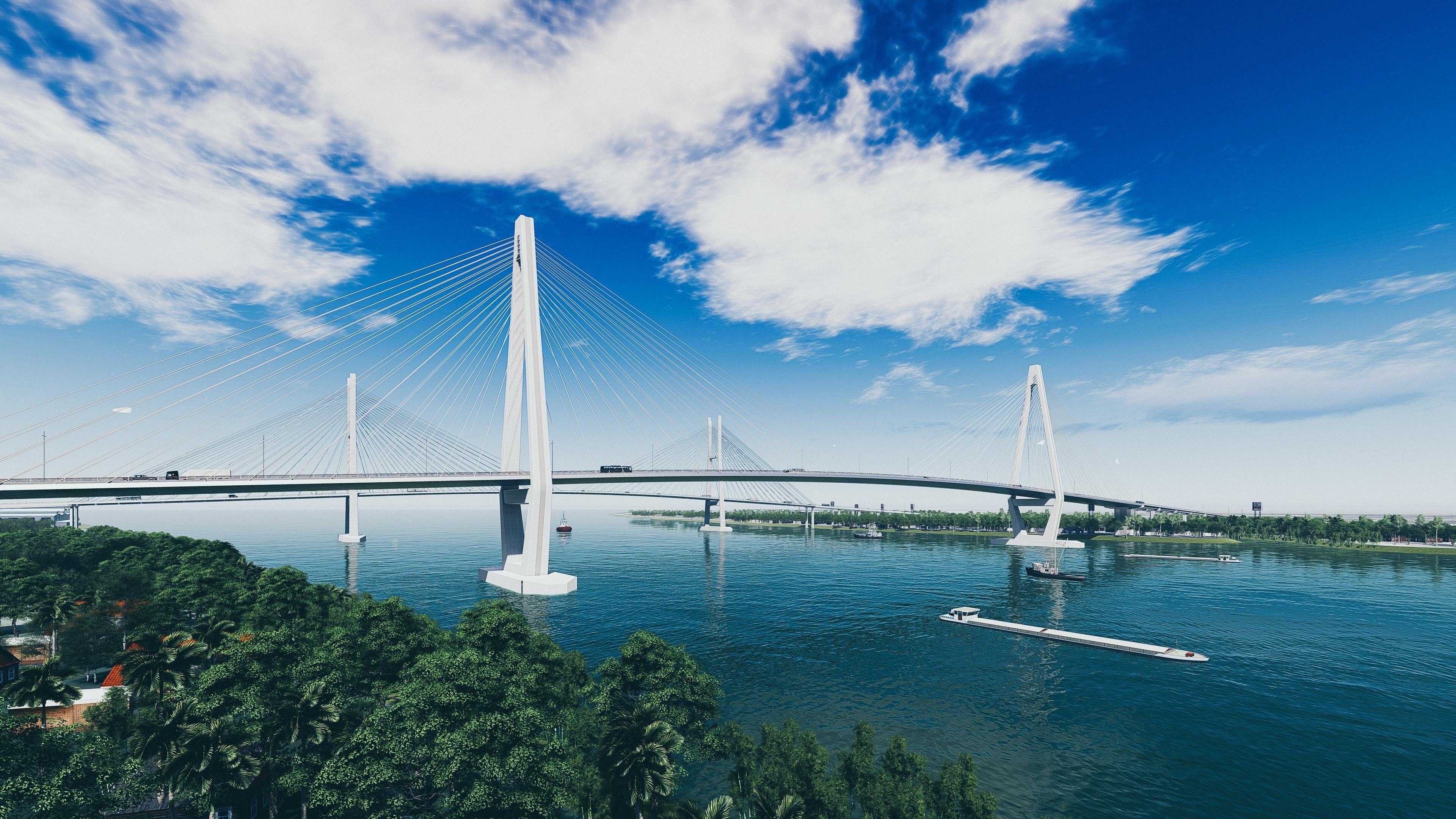 Phối cảnh cầu Mỹ Thuận 2