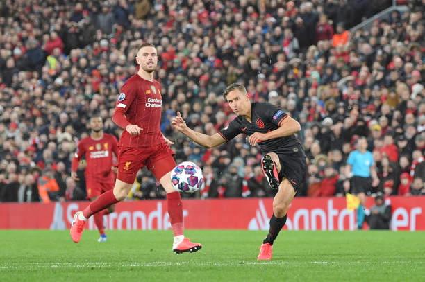 Llorente lập cú đúp giúp Atl.Madrid ngược dòng trước Liverpool