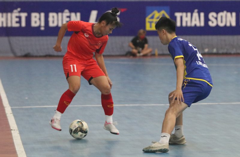 Tuyển nữ futsal Việt Nam bước vào giai đoạn cuối cùng chuẩn bị cho SEA Games 31