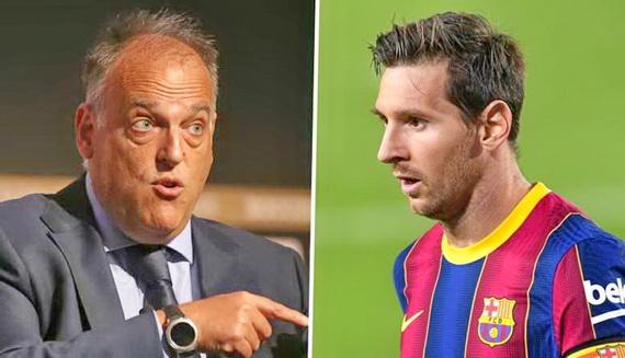 Chủ tịch Tebas tin việc Messi ra đi không ảnh hưởng tới giải La Liga
