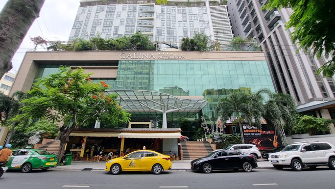 Tổ hợp khách sạn 4 sao Galina Hotel & Spa nằm mặt tiền đường Hùng Vương của Nha Trang