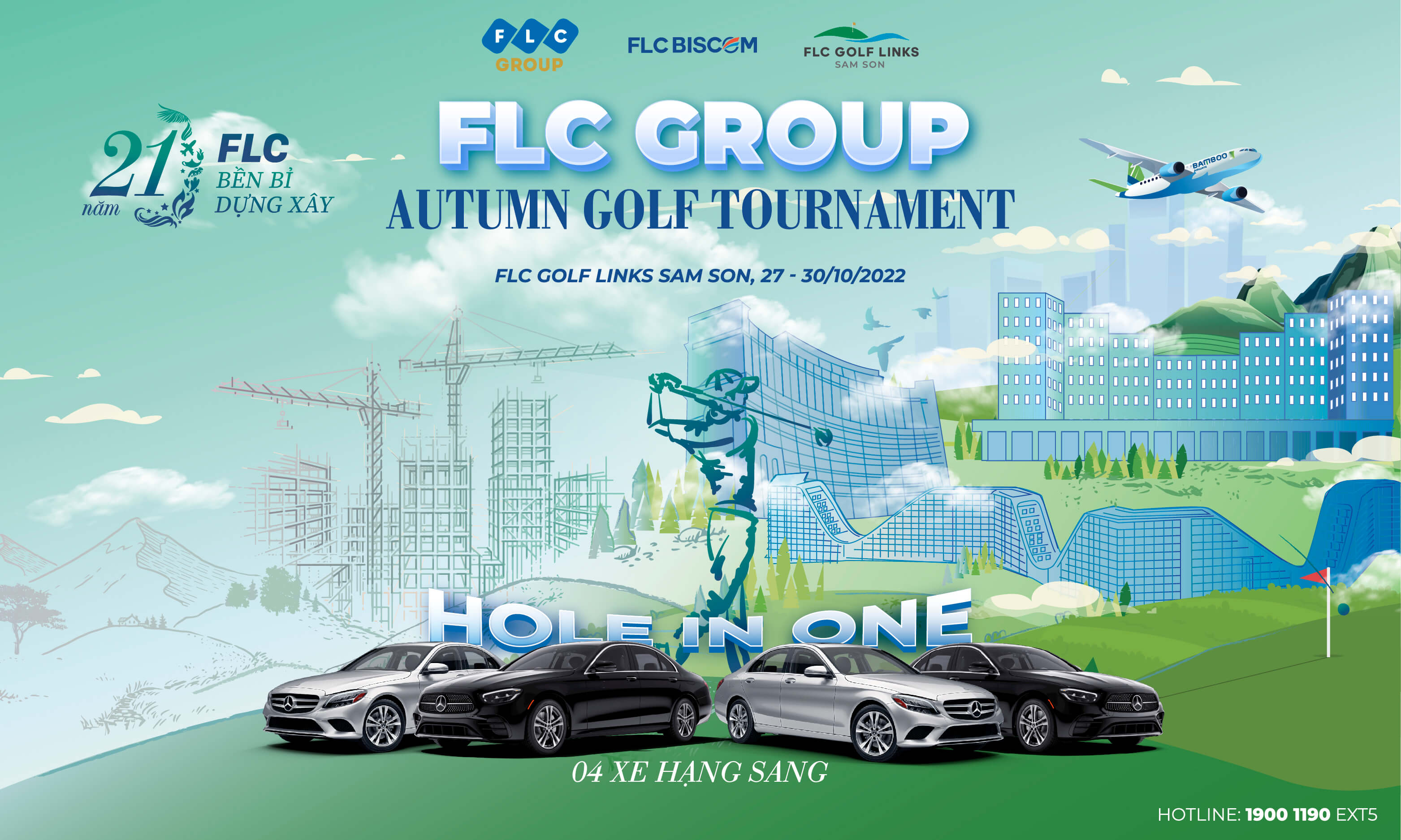 Giải đấu với giải thưởng HIO có giá trị hàng chục tỷ sẽ diễn ra tại FLC Golf Links Sam Son từ 27/10-30/10