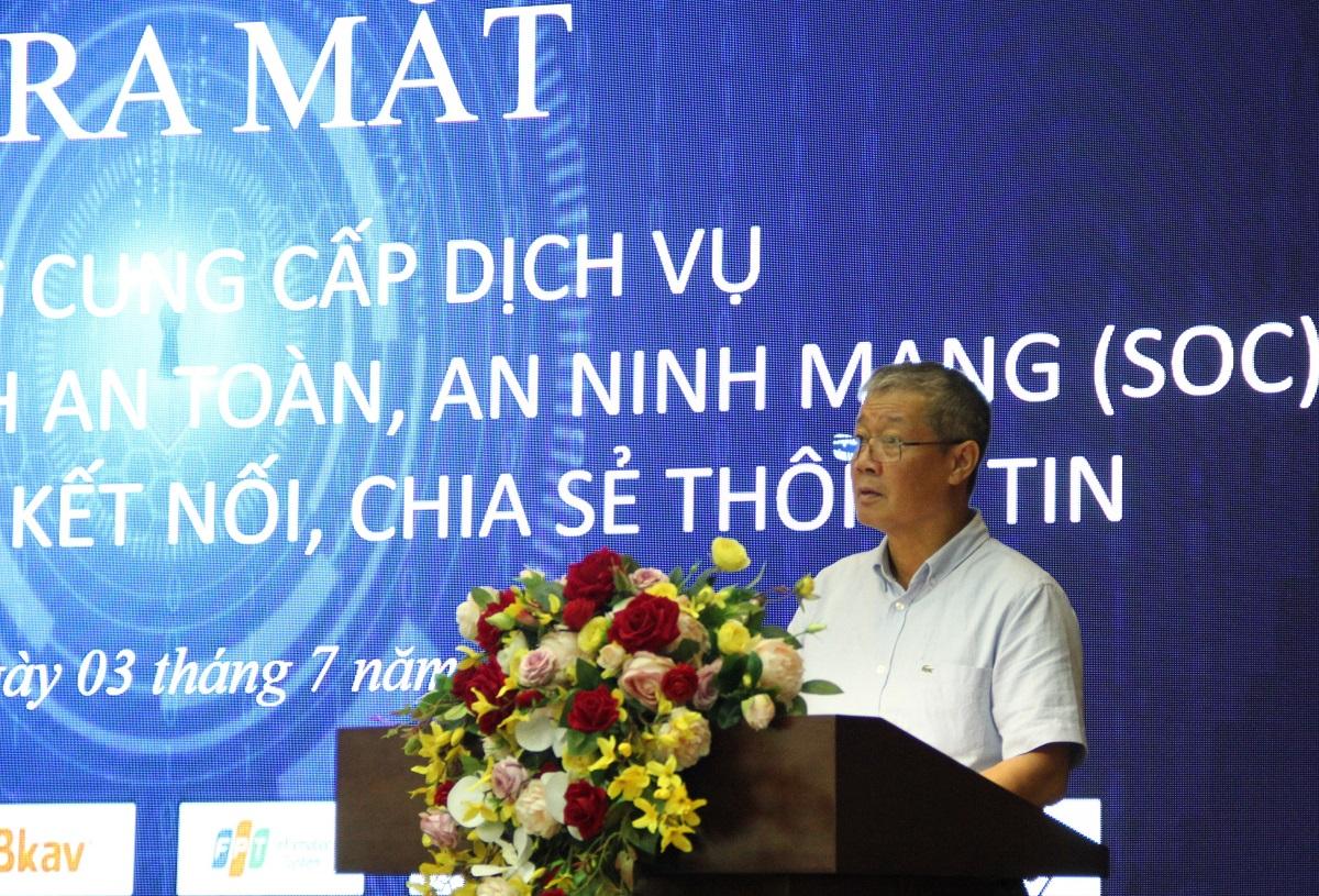Thứ trưởng Bộ TT&TT Nguyễn Thành Hưng phát biểu tại lễ ra mắt.