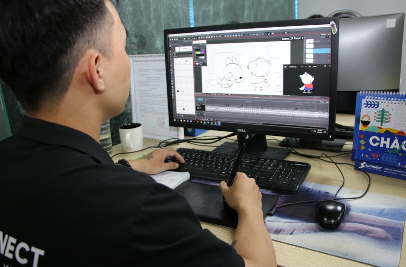 Phim hoạt hình Wolfoo được sản xuất tại studio của Sconnect