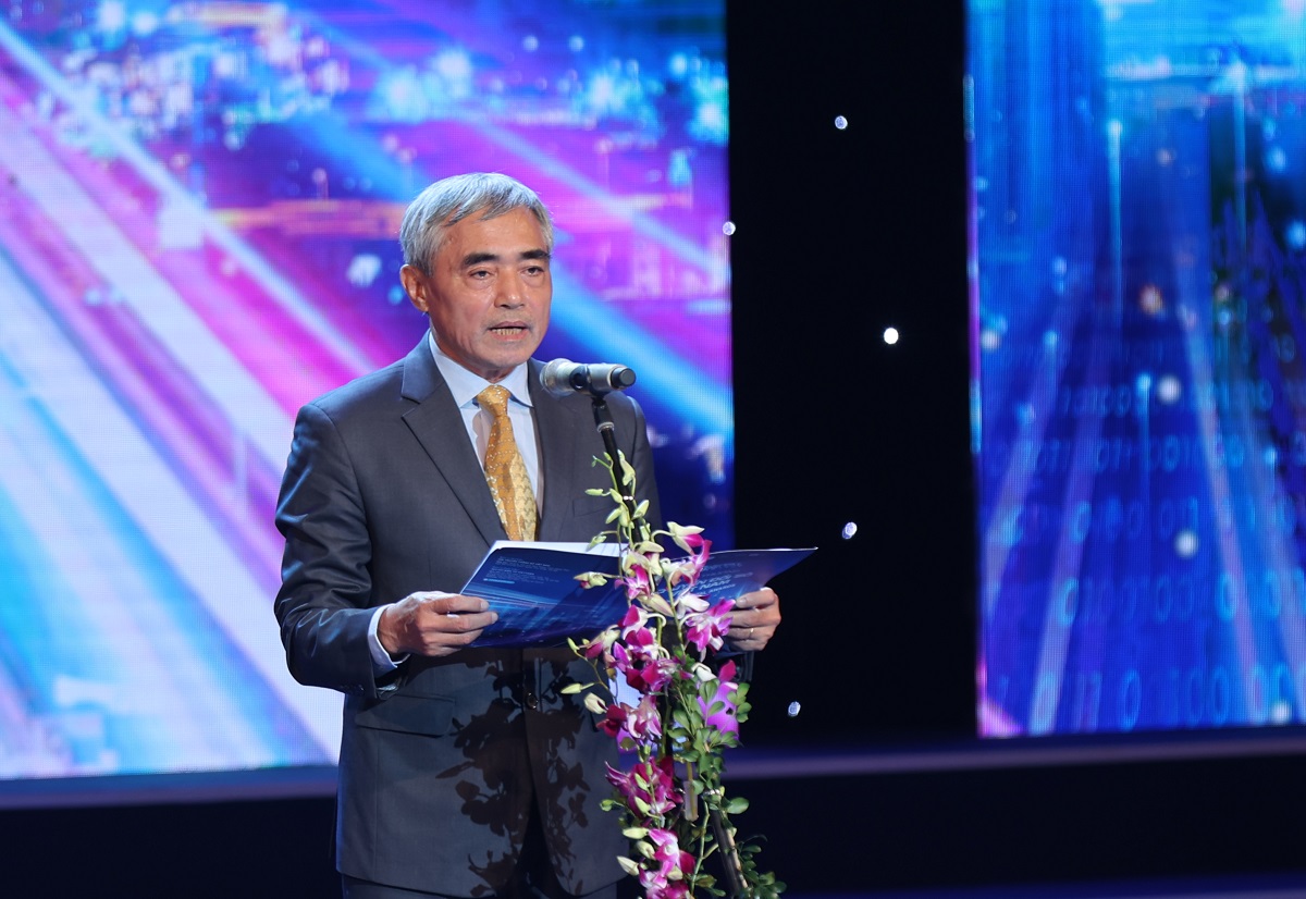 TS. Nguyễn Minh Hồng, Chủ tịch Hội Truyền thông số Việt Nam, Trưởng Ban Tổ chức VDA 2022 phát biểu