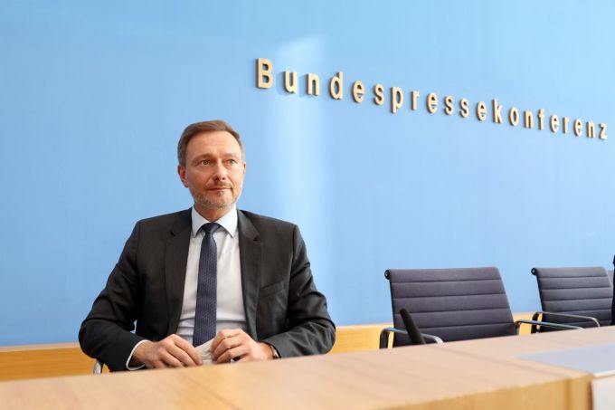 Bộ trưởng Tài chính Đức Christian Lindner. Ảnh: Bloomberg