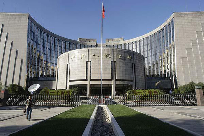 Ngân hàng Trung ương Trung quốc (Nguồn: Bloomberg).