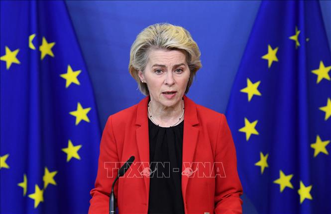 Chủ tịch Ủy ban châu Âu (EC) Ursula von der Leyen: AFP/TTXVN