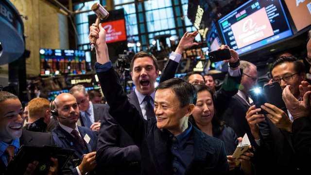 Alibaba của tỷ phú Jack Ma không còn xuất hiện trong danh sách Top 10 có giá trị vốn hóa lớn nhất thế giới (Ảnh: Getty)