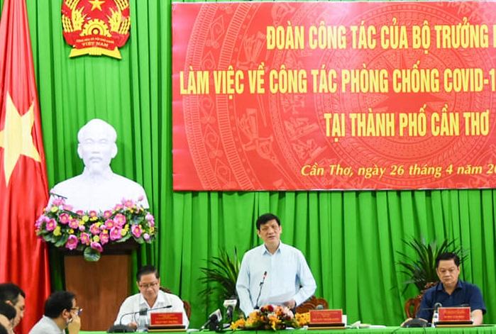 Bộ trưởng Bộ Y tế Nguyễn Thanh Long làm việc với TP Cần Thơ