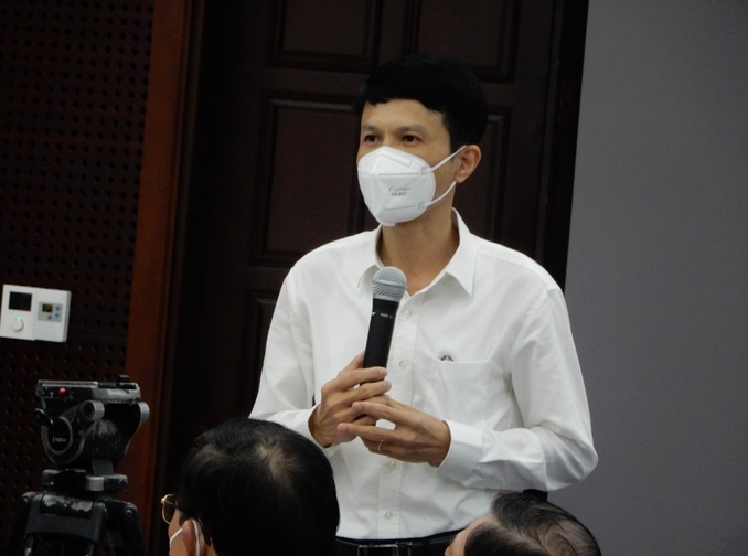 Ông Phan Thanh Long, Chánh Thanh tra TP Đà Nẵng, nói về việc gia hạn thời gian tổ chức thanh tra việc mua sắm kit xét nghiệm Covid-19
