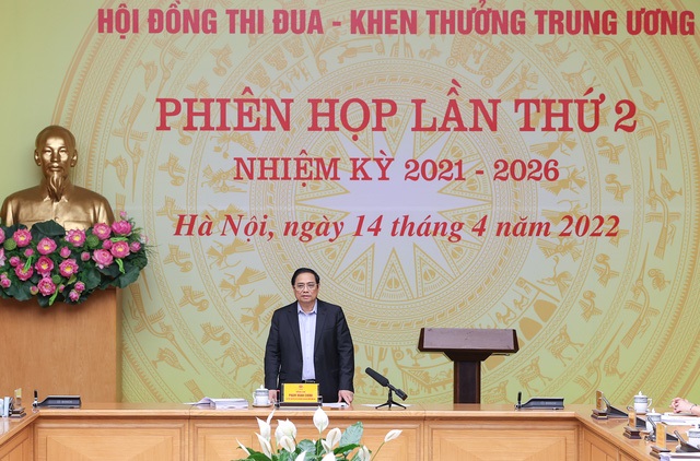 Thủ tướng Phạm Minh Chính tại Hội nghị thi đua