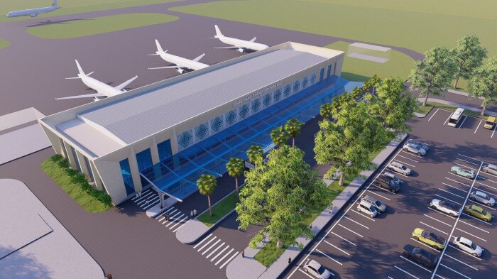 Mô hình thiết kế sân bay Điện Biên
