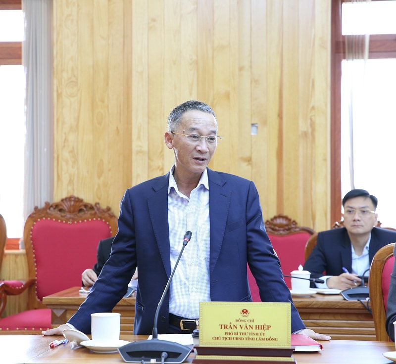 Chủ tịch UBND tỉnh Lâm Đồng Trần Văn Hiệp 
