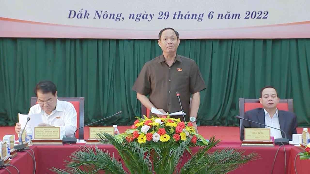 Thượng tướng Trần Quang Phương - Phó Chủ tịch Quốc hội, Trưởng Đoàn Giám sát