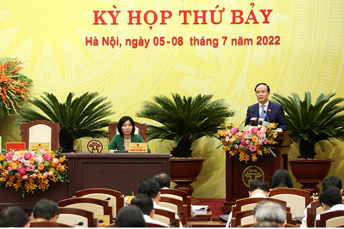 Chủ tịch HĐND Thành phố Nguyễn Ngọc Tuấn phát biểu bế mạc Kỳ họp