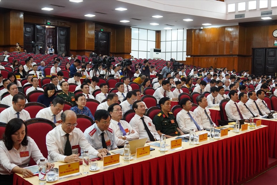 Các đại biểu dự kỳ họp thứ 7, HĐND tỉnh Thanh Hóa khóa XVIII. Ảnh: X.H