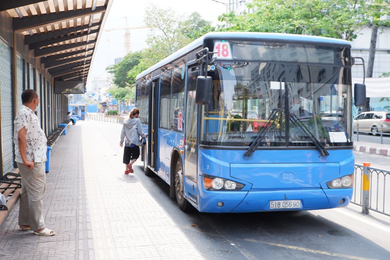 TP.HCM tiếp tục khôi phục hoạt động nhiều tuyến xe buýt. Ảnh: TN.
