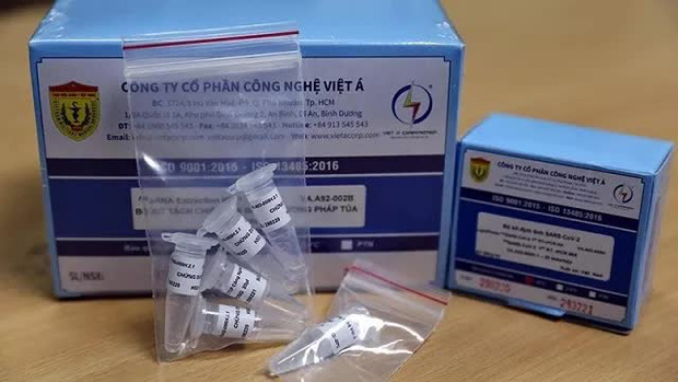 CDC Nghệ An, kit, test Việt Á