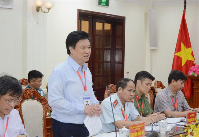 Thứ trưởng Nguyễn Hữu Độ phát biểu tại cuộc làm việc với Ban Chỉ đạo thi tốt nghiệp THPT năm 2022 tỉnh Hà Nam