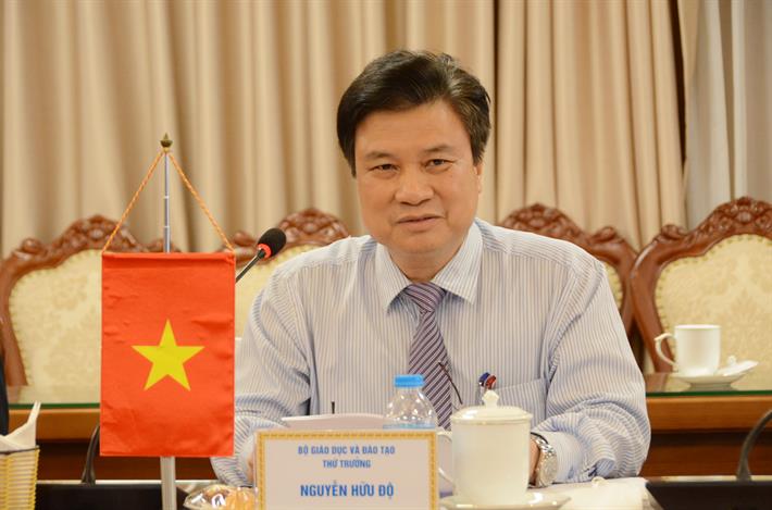 Thứ trưởng Nguyễn Hữu Độ phát biểu tại hội nghị