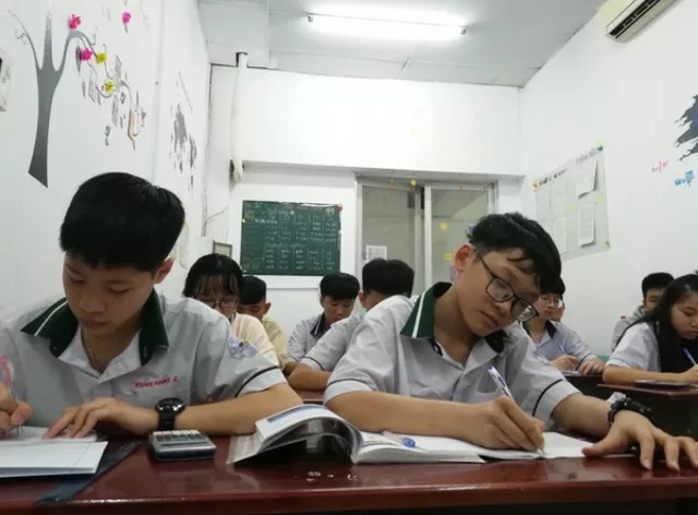 Học sinh THPT tại một trường học ở TP Hồ Chí Minh. (Ảnh: Dân trí)