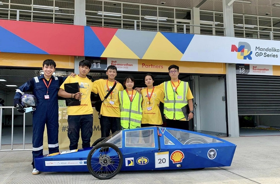 Đội DUT-Gatech xuất sắc đạt Top 3 Châu Á Shell Eco-marathon-2022