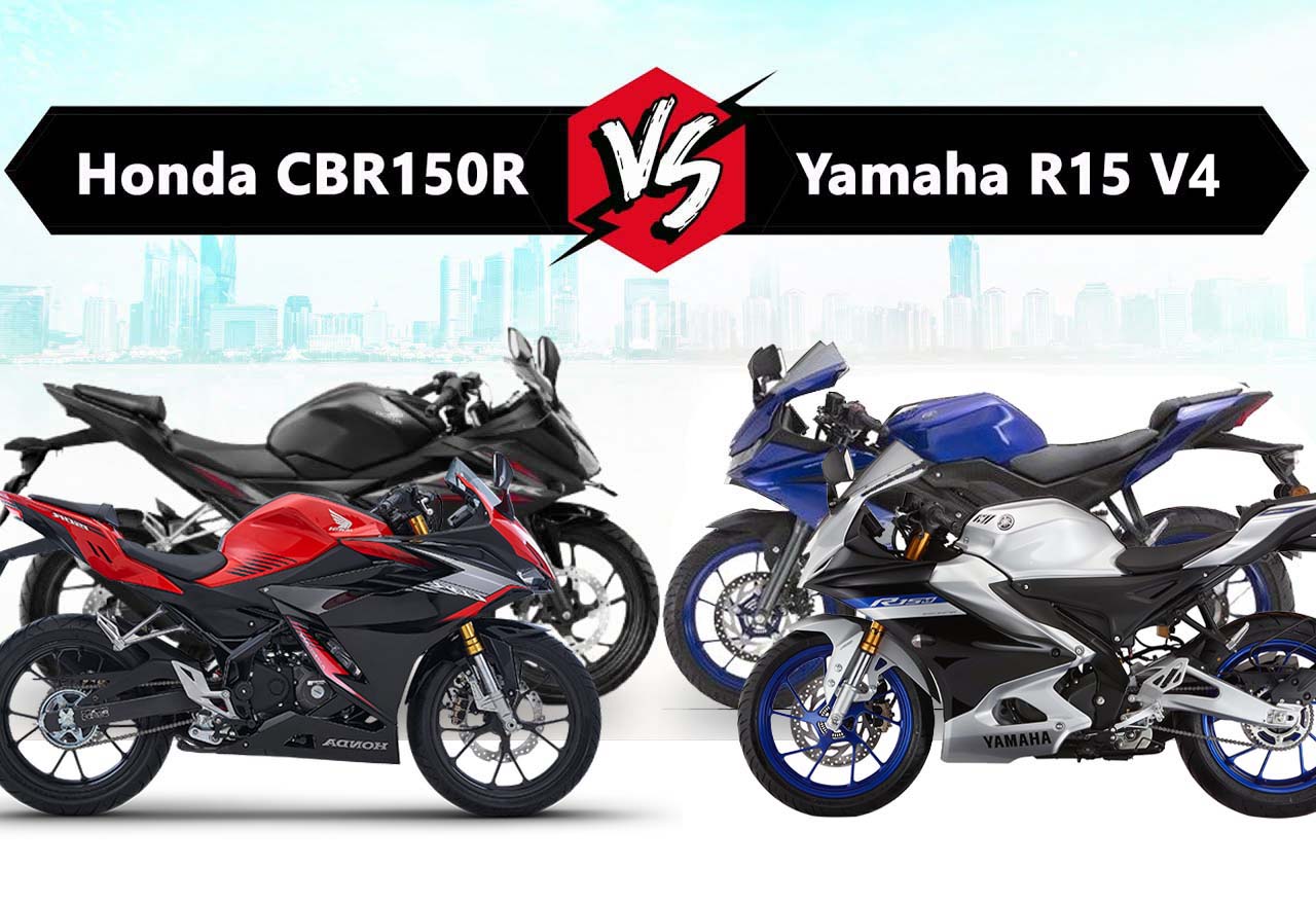 Yamaha YZF R15 V4 vs Honda CBR150R  JPR Bikers