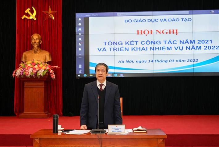 Bộ trưởng Nguyễn Kim Sơn phát biểu tại Hội nghị