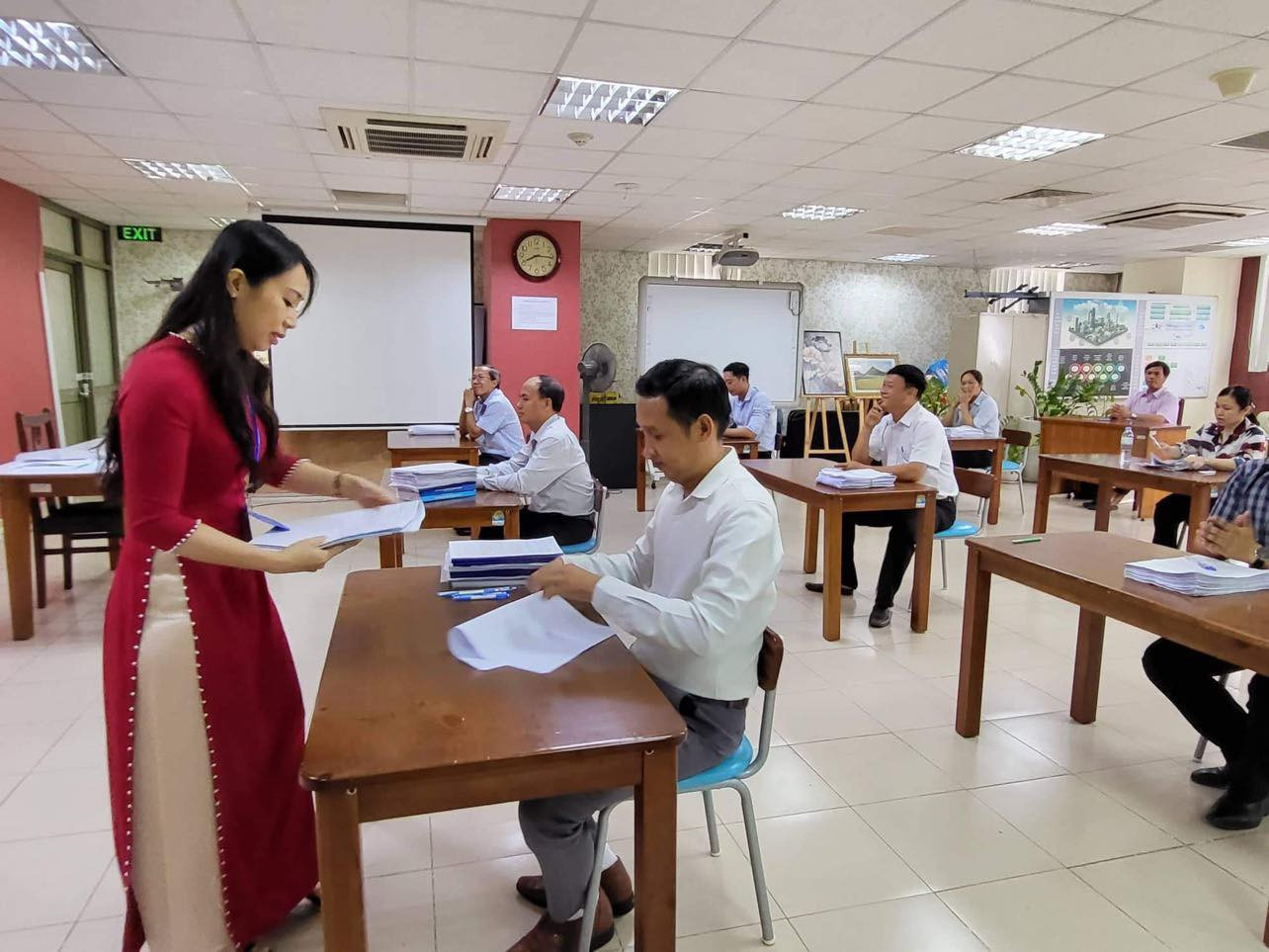 Các ứng viên tại vòng 1 thi tuyển phó hiệu trưởng tại TP.HCM