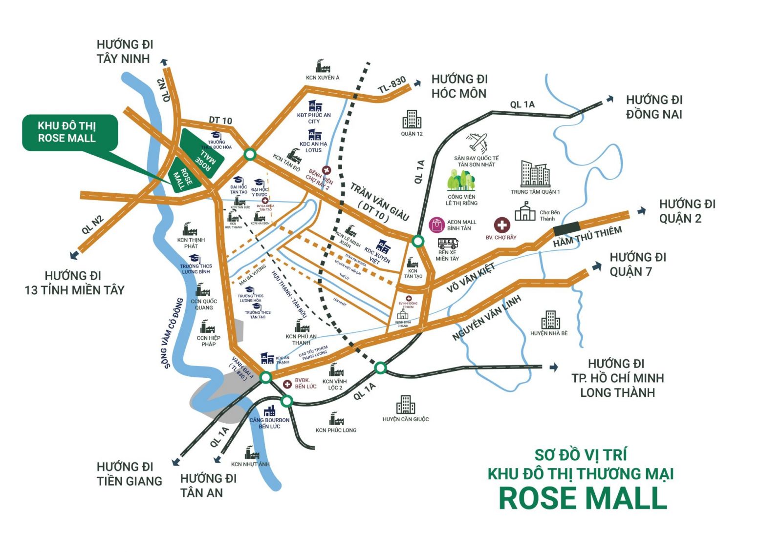 Mặc dù chưa được các cơ quan chức năng cho phép nhưng trong các thông tin quảng cáo đều tự ý đặt tên dự án này là Rose Mall