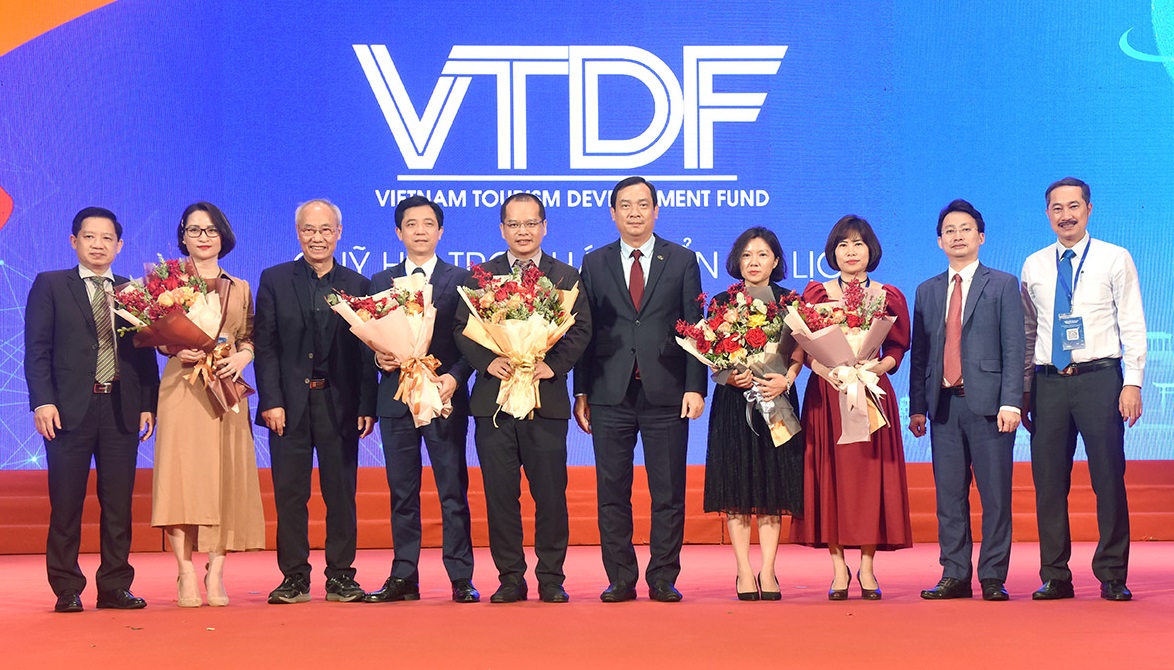 Quỹ Hỗ trợ phát triển du lịch chính thức ra mắt tại sự kiện Diễn đàn du lịch Việt Nam 2022 do Quỹ đồng chủ trì trong khuông khổ VITM Hà Nội 2022. (Ảnh: TCDL)