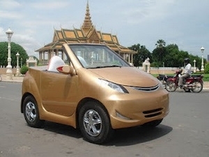 Bất ngờ Campuchia bắt đầu tự sản xuất ôtô