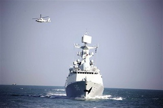 Tàu chiến Trung Quốc lại tập trận ở Biển Đông