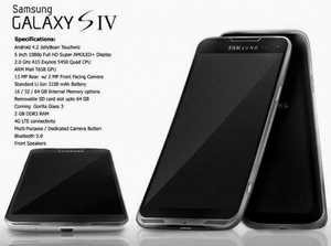 Lộ toàn bộ thông số “khủng” của Galaxy S4