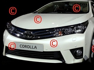 Lộ ảnh chi tiết Toyota Corolla 2014