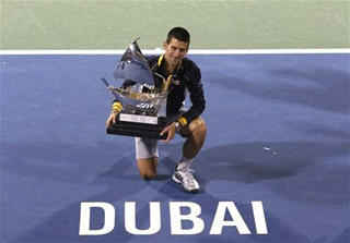 Djokovic lần thứ tư đăng quang ở Dubai