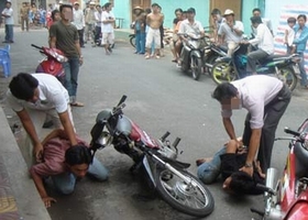 Ổ nhóm gây ra 10 vụ cướp tại Hà Nội sa lưới