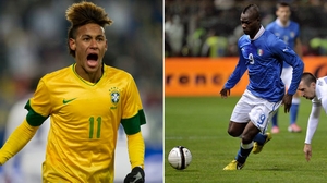 Neymar ngưỡng mộ tài năng của Balotelli