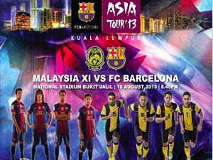 Barca lên lịch tới Malaysia du đấu