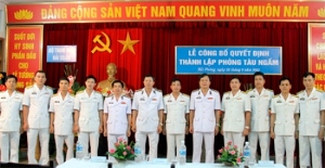 Hải quân Việt Nam thành lập Phòng tàu ngầm