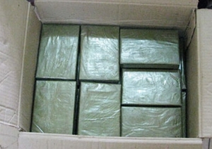 Bắt xe biển số Lào vận chuyển 40 bánh heroin