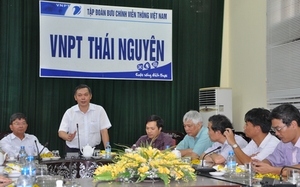 Lãnh đạo Bộ Thông tin và Truyền thông thăm VNPT Thái Nguyên
