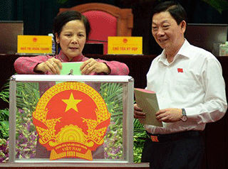 Kết quả lấy phiếu tín nhiệm lãnh đạo Hà Nội