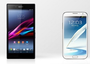 Galaxy Note 2 nhiều điểm thua Sony Xperia Z Ultra